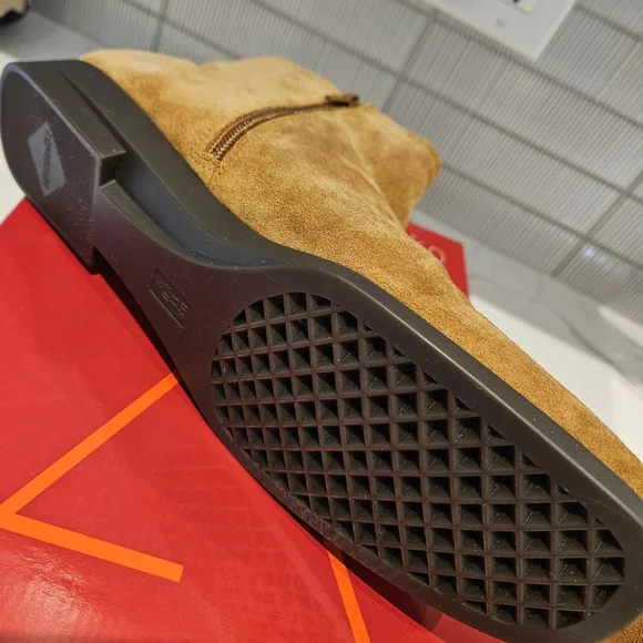 AEROSOLES Tan Suede Ankle Booties 11 W, Brand New - Picture 5 of 8